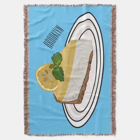 Afbeelding van de cartoon van de citroenkaasmakeri deken (Voorkant Verticaal)