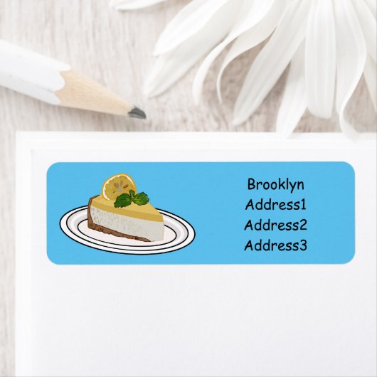 Afbeelding van de cartoon van de citroenkaasmakeri etiket (Insitu)