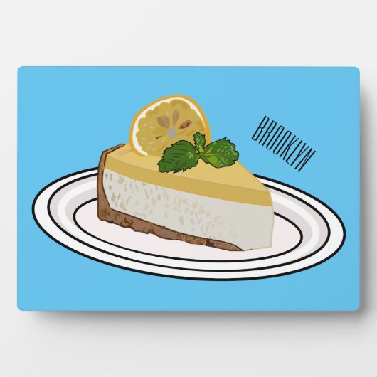 Afbeelding van de cartoon van de citroenkaasmakeri fotoplaat (voorkant)