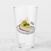 Afbeelding van de cartoon van de citroenkaasmakeri glas (Achterkant)