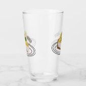 Afbeelding van de cartoon van de citroenkaasmakeri glas (Links)