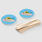 Afbeelding van de cartoon van de citroenkaasmakeri handwaaier (Niet-gemonteerd)