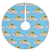 Afbeelding van de cartoon van de citroenkaasmakeri kerstboom rok (Voorkant)