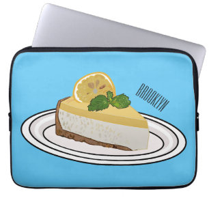 Afbeelding van de cartoon van de citroenkaasmakeri laptop sleeve