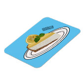 Afbeelding van de cartoon van de citroenkaasmakeri magneet (Linkerzijde)