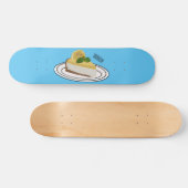 Afbeelding van de cartoon van de citroenkaasmakeri persoonlijk skateboard (Horizontaal)