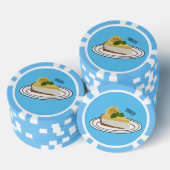 Afbeelding van de cartoon van de citroenkaasmakeri poker chips (Opstapeling)