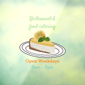 Afbeelding van de cartoon van de citroenkaasmakeri raamsticker (Vel 3)