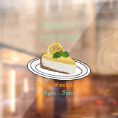 Afbeelding van de cartoon van de citroenkaasmakeri raamsticker (Vel 2)