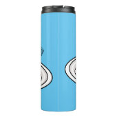 Afbeelding van de cartoon van de citroenkaasmakeri thermosbeker (Achterkant)