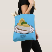 Afbeelding van de cartoon van de citroenkaasmakeri tote bag (Dichtbij)