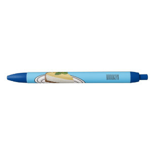 Afbeelding van de cartoon van de citroenkaasmakeri zwarte inkt pen