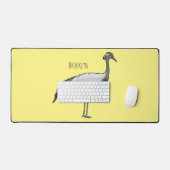 Afbeelding van de cartoon van de demoiselle kraanv bureaumat (Keyboard & Muis)