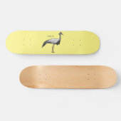 Afbeelding van de cartoon van de demoiselle kraanv persoonlijk skateboard (Horizontaal)