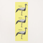 Afbeelding van de cartoon van de demoiselle kraanv yogamat (Voorkant)