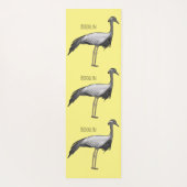 Afbeelding van de cartoon van de demoiselle kraanv yogamat (Achterkant)