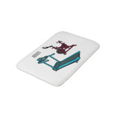 Afbeelding van de cartoon van de draaikolk en de d badmat (Gekanteld)