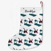 Afbeelding van de cartoon van de draaikolk en de d kleine kerstsok (Achterkant)