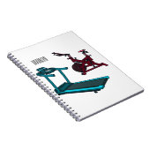 Afbeelding van de cartoon van de draaikolk en de d notitieboek (Rechterzijde)