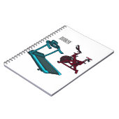 Afbeelding van de cartoon van de draaikolk en de d notitieboek (Linkerzijde)