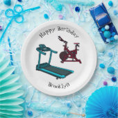 Afbeelding van de cartoon van de draaikolk en de d papieren bordje (Feest)