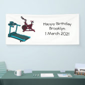 Afbeelding van de cartoon van de draaikolk en de d spandoek (Beurs)