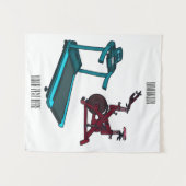 Afbeelding van de cartoon van de draaikolk en de d wandkleed (Voorkant (horizontaal))