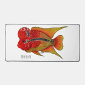 Afbeelding van de cartoon van de drijvende beug bureaumat (Voorkant)