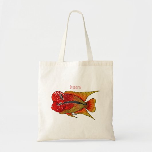 Afbeelding van de cartoon van de drijvende beug tote bag (Voorkant)