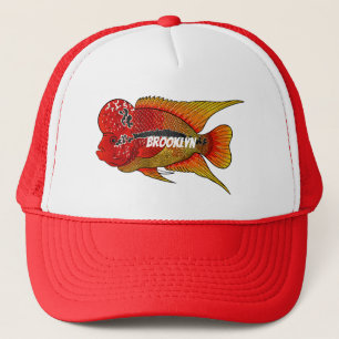 Afbeelding van de cartoon van de drijvende beug trucker pet
