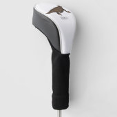 Afbeelding van de cartoon van de hagedis van de ro golfheadcover (Schuin)