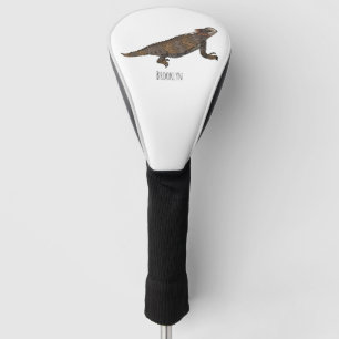Afbeelding van de cartoon van de hagedis van de ro golfheadcover