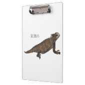 Afbeelding van de cartoon van de hagedis van de ro klembord (Links)