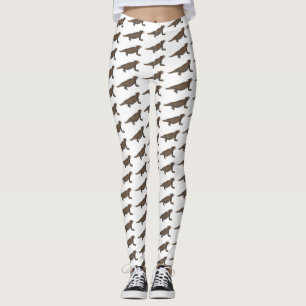 Afbeelding van de cartoon van de hagedis van de ro leggings
