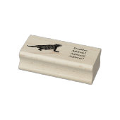 Afbeelding van de cartoon van de hagedis van de ro rubberstempel (Stempel)