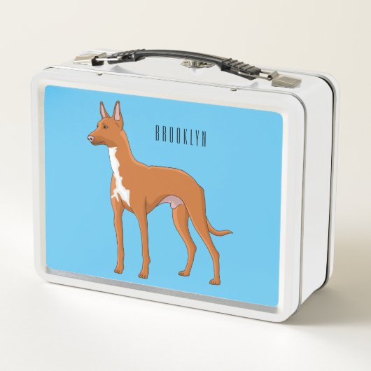 Afbeelding van de cartoon van de hond van de Farao (Achterkant)