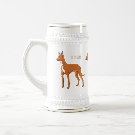 Afbeelding van de cartoon van de hond van de Farao Bierpul (Links)
