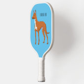 Afbeelding van de cartoon van de hond van de Farao Pickleball Paddle (Links)
