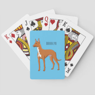 Afbeelding van de cartoon van de hond van de Farao Pokerkaarten