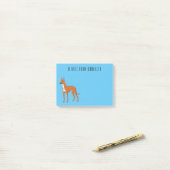 Afbeelding van de cartoon van de hond van de Farao Post-it® Notes (Op bureau)