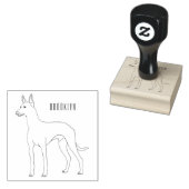 Afbeelding van de cartoon van de hond van de Farao Rubberstempel (Gestempeld)