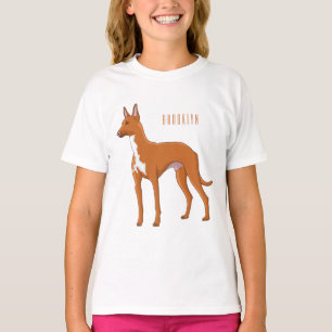 Afbeelding van de cartoon van de hond van de Farao T-shirt