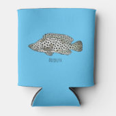 Afbeelding van de cartoon van de Humpback grouper Blikjeskoeler (Voorkant)