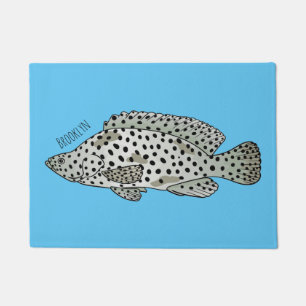 Afbeelding van de cartoon van de Humpback grouper Deurmat