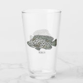 Afbeelding van de cartoon van de Humpback grouper Glas (Achterkant)