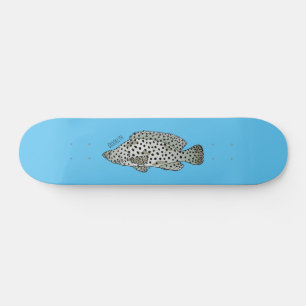 Afbeelding van de cartoon van de Humpback grouper Persoonlijk Skateboard