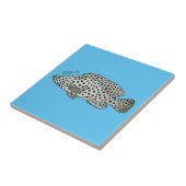 Afbeelding van de cartoon van de Humpback grouper Tegeltje (Zijkant)