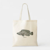Afbeelding van de cartoon van de Humpback grouper Tote Bag (Achterkant)