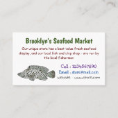 Afbeelding van de cartoon van de Humpback grouper Visitekaartje (Voorkant)