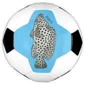 Afbeelding van de cartoon van de Humpback grouper Voetbal (Gedraaid)